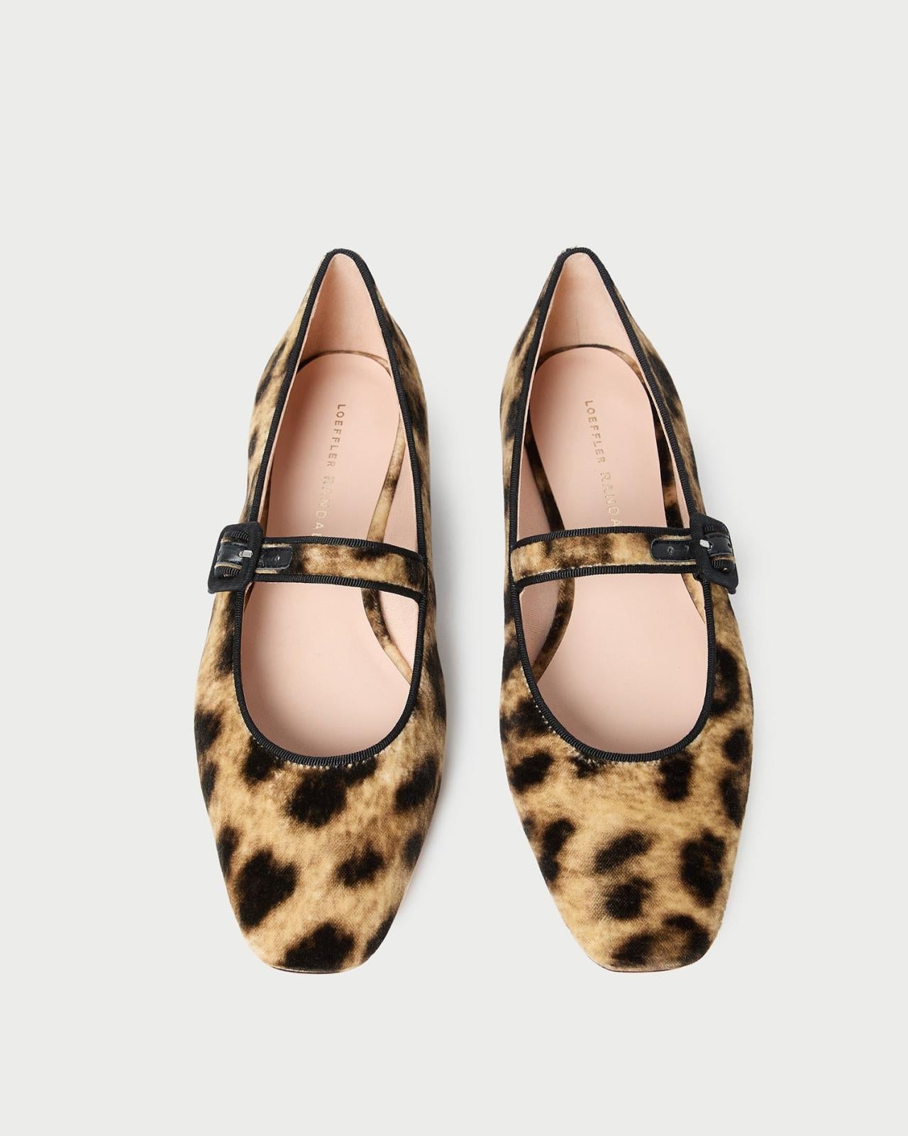 Loeffler Randall Ginger Leopard Velvet Mary Jane | Women Flats &amp; Loafers