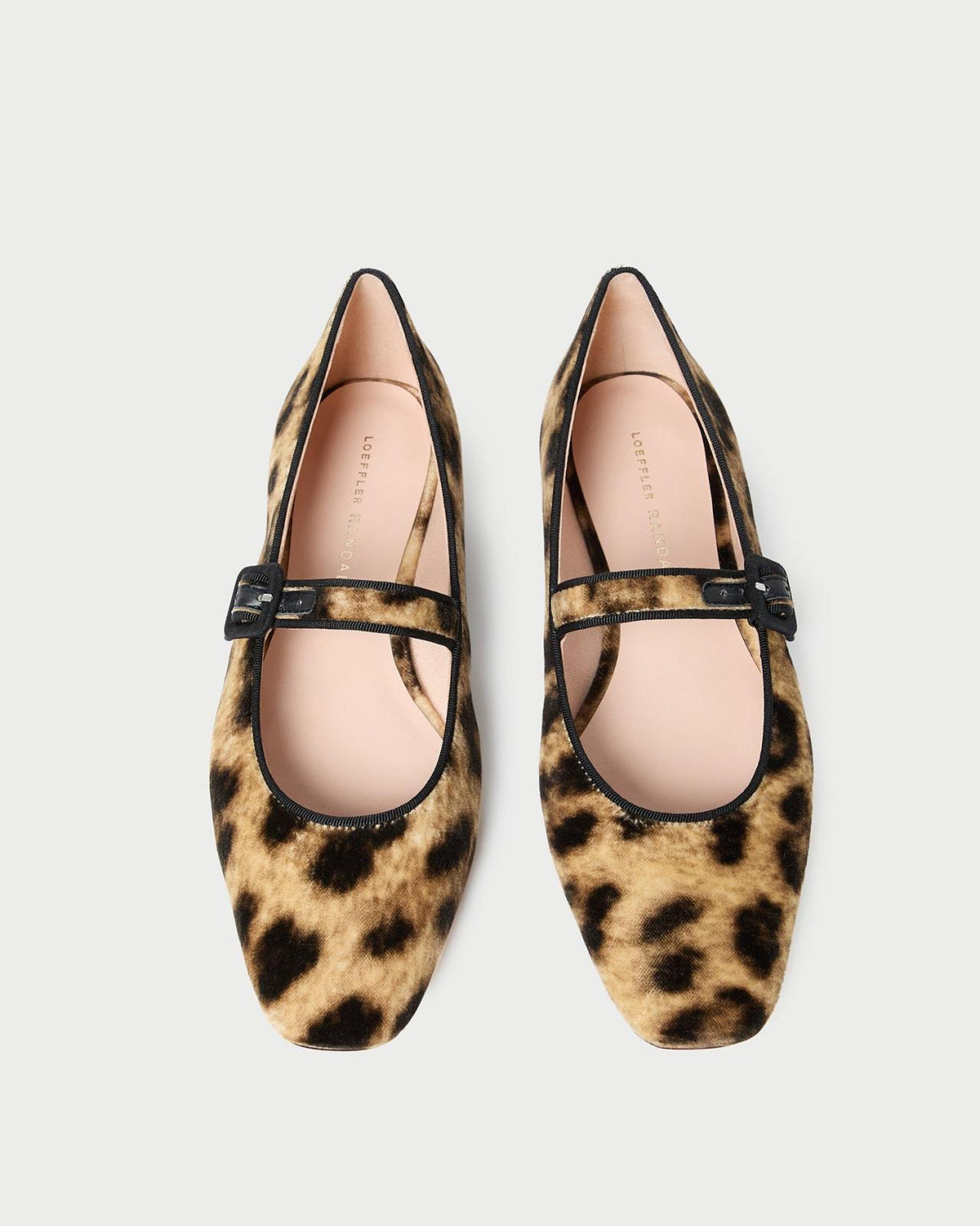 Loeffler Randall Ginger Leopard Velvet Mary Jane | Women Flats &amp; Loafers