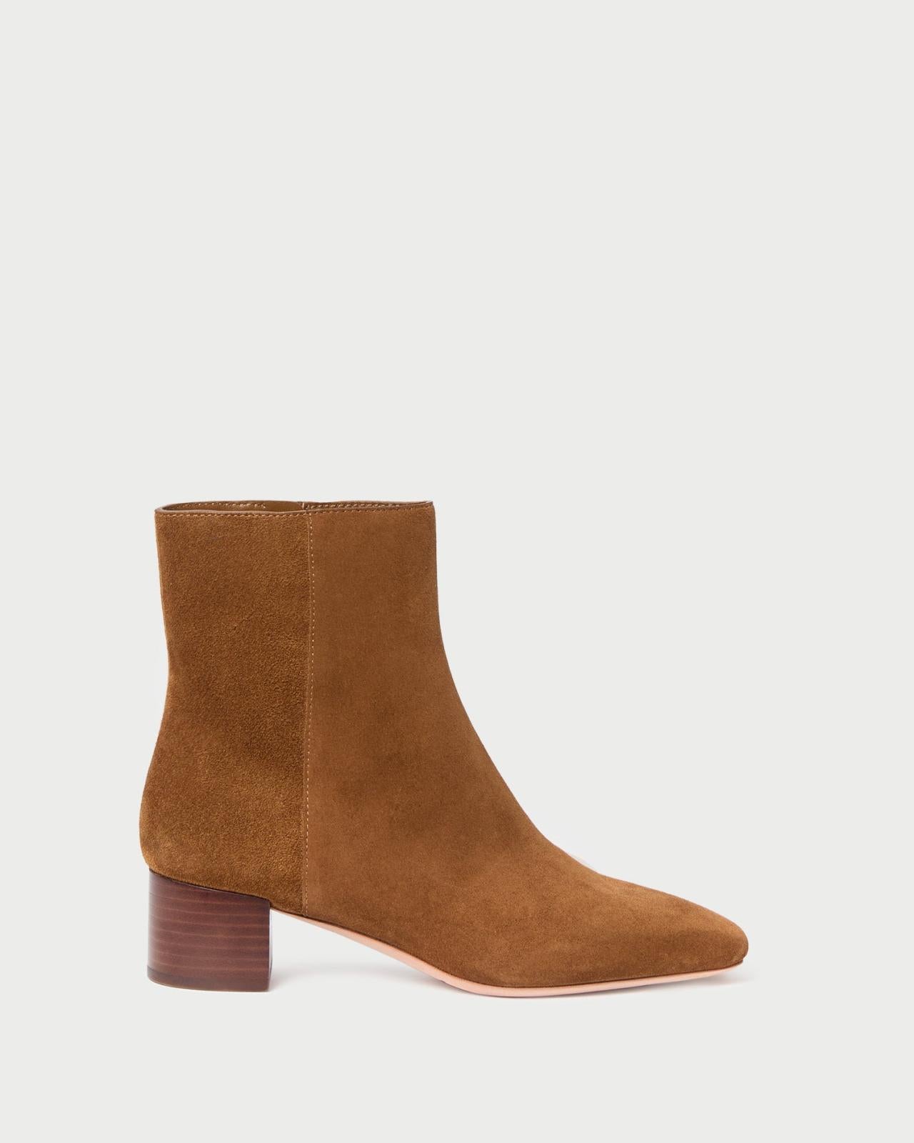 Loeffler Randall Ginny Cacao Suede Ankle Boot | Women Boots