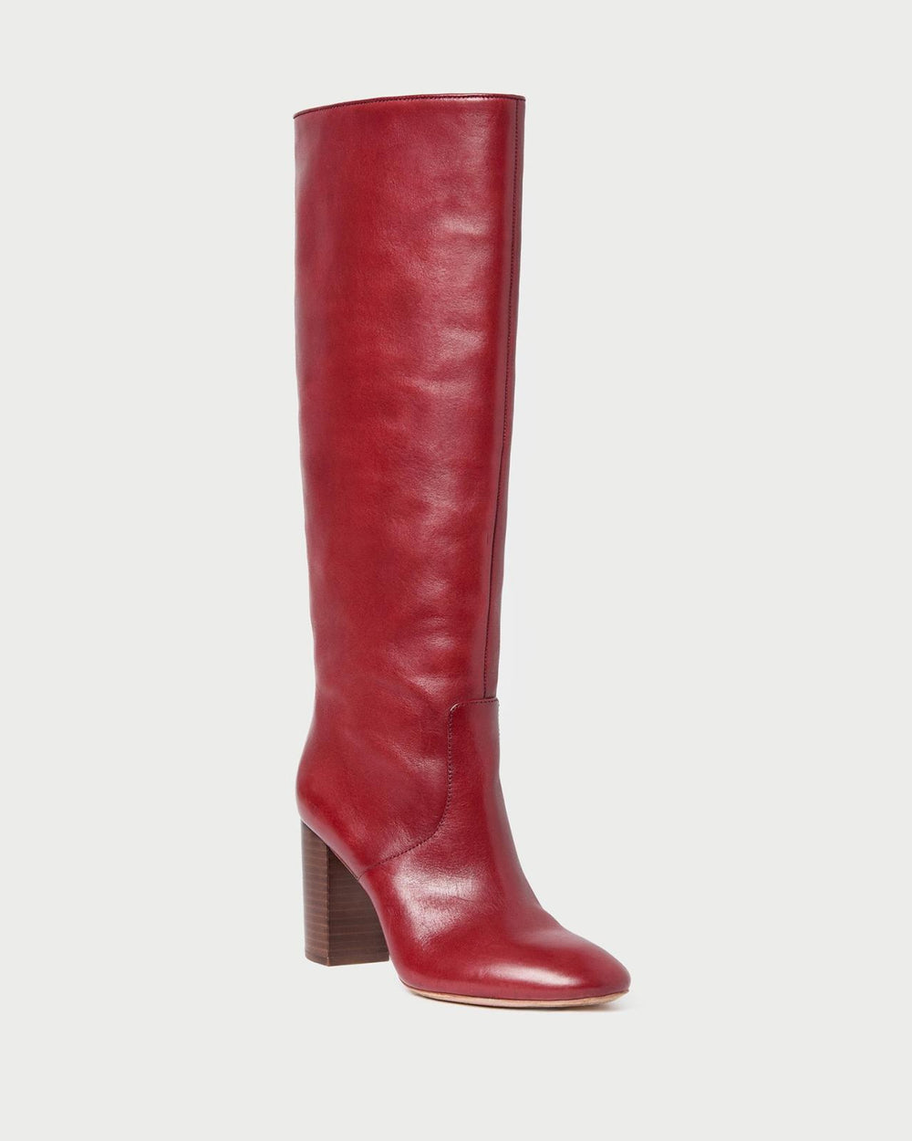 Loeffler Randall Goldy Wine Leather Tall Boot | Women Boots