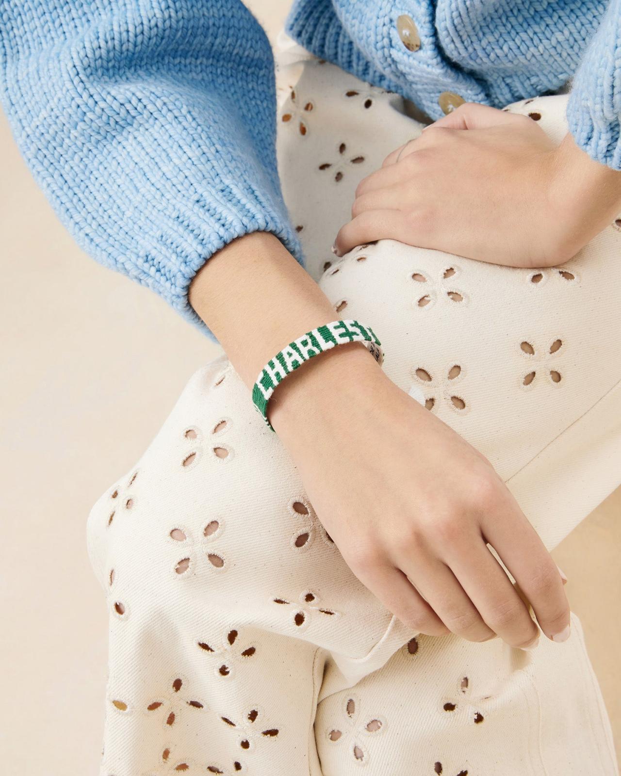 Loeffler Randall Green/White 'Charleston' Bracelet L Jewelry L Craft Fair | Women Accessories