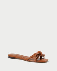 Loeffler Randall Hadley Timber Brown Bow Sandal L Flat Sandals L Footwear | Women Flat Sandals