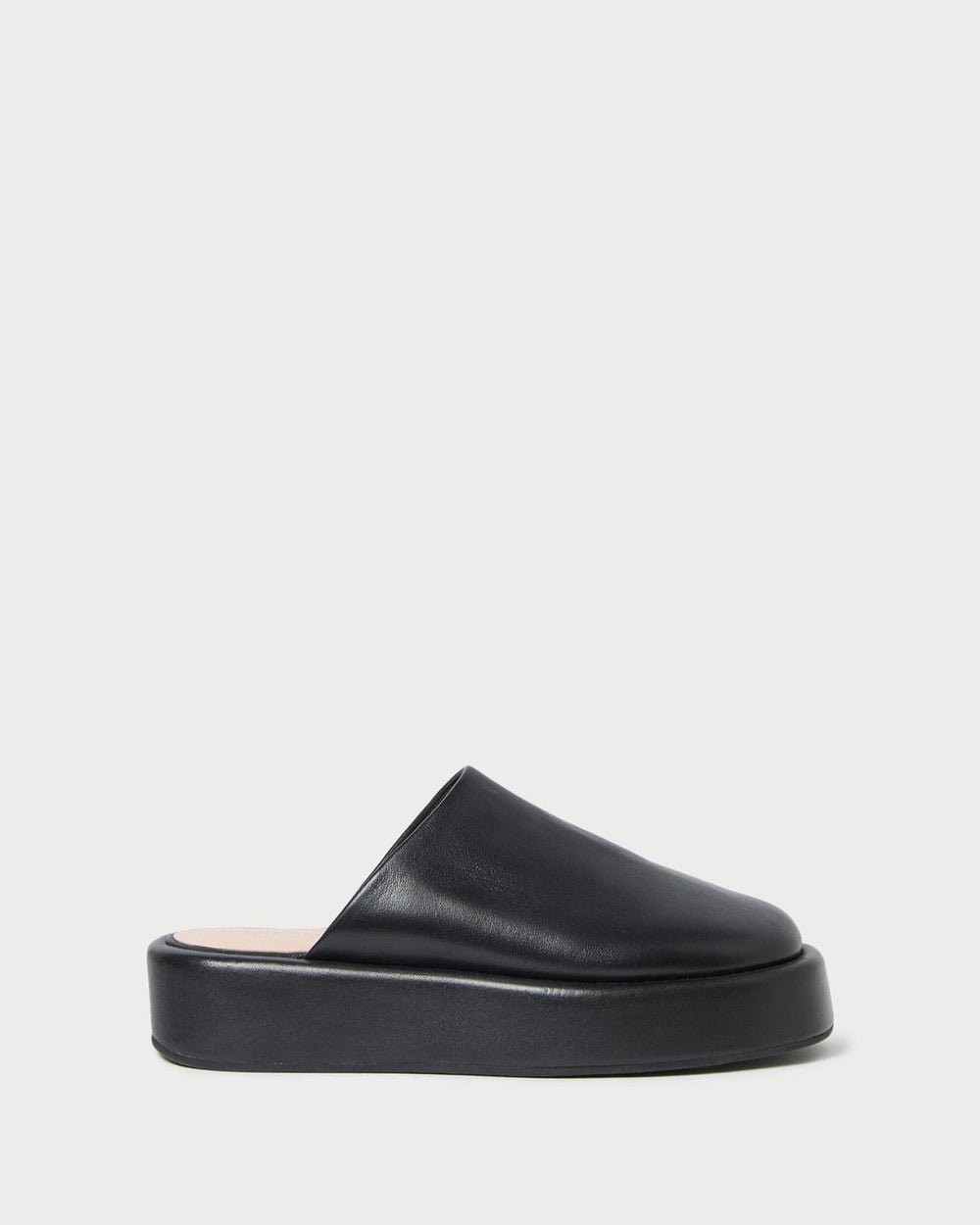 Loeffler Randall Haven Black Leather Mule | Women Flats &amp; Loafers