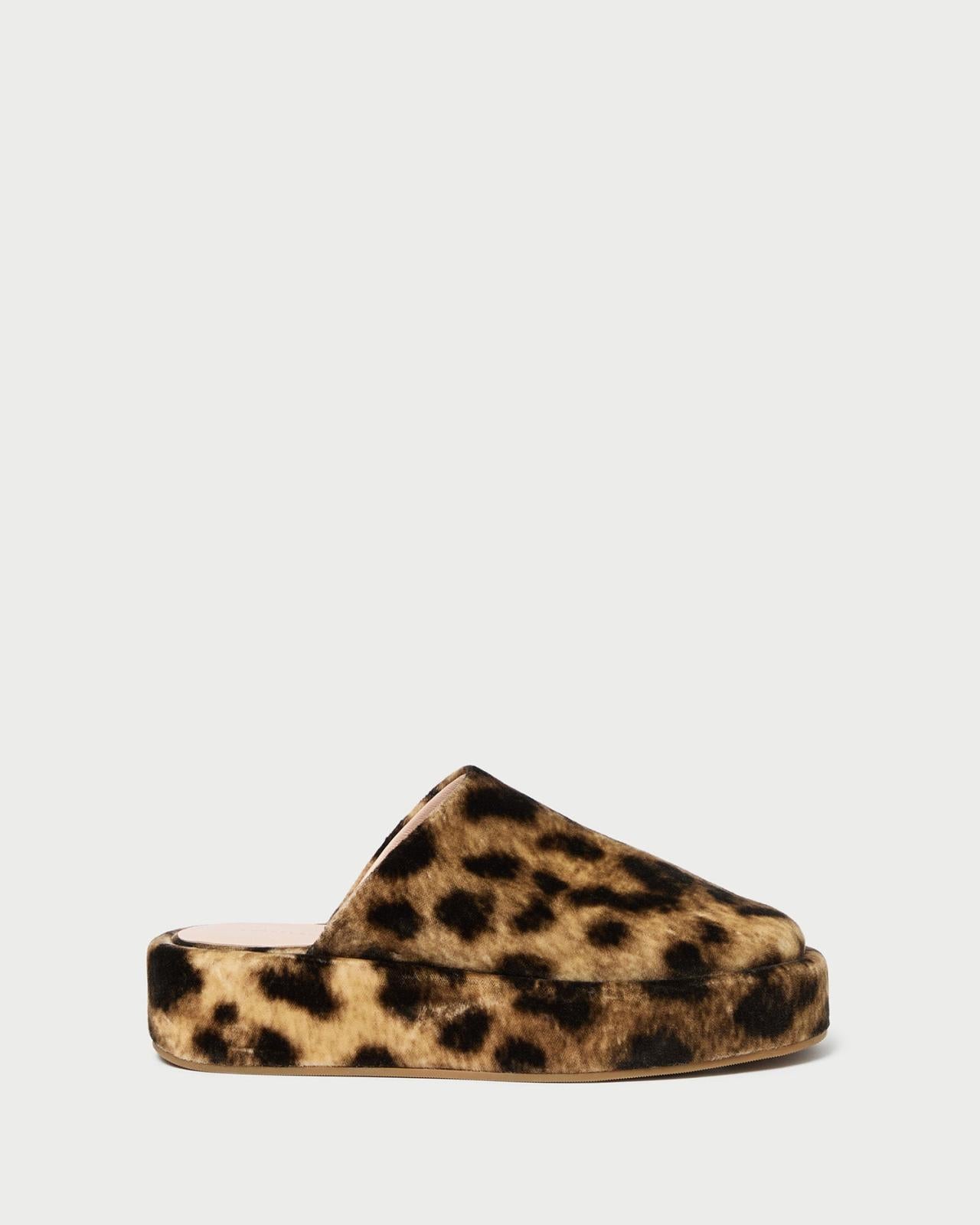 Loeffler Randall Haven Leopard Velvet Mule | Women Flats &amp; Loafers