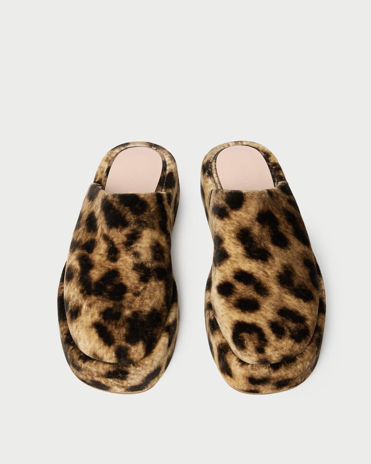 Loeffler Randall Haven Leopard Velvet Mule | Women Flats &amp; Loafers