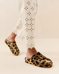 Loeffler Randall Haven Leopard Velvet Mule | Women Pumps &amp; Mules