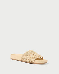 Loeffler Randall Henri Natural Crochet Leather Sandal L Flat Sandals L Footwear | Women Flat Sandals