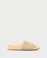 Loeffler Randall Henri Natural Crochet Leather Sandal L Flat Sandals L Footwear | Women Flat Sandals