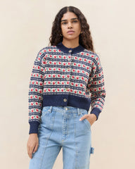 Loeffler Randall Idris Leopard Cardigan L Sweaters &amp; Knits L Apparel | Women Knitwear