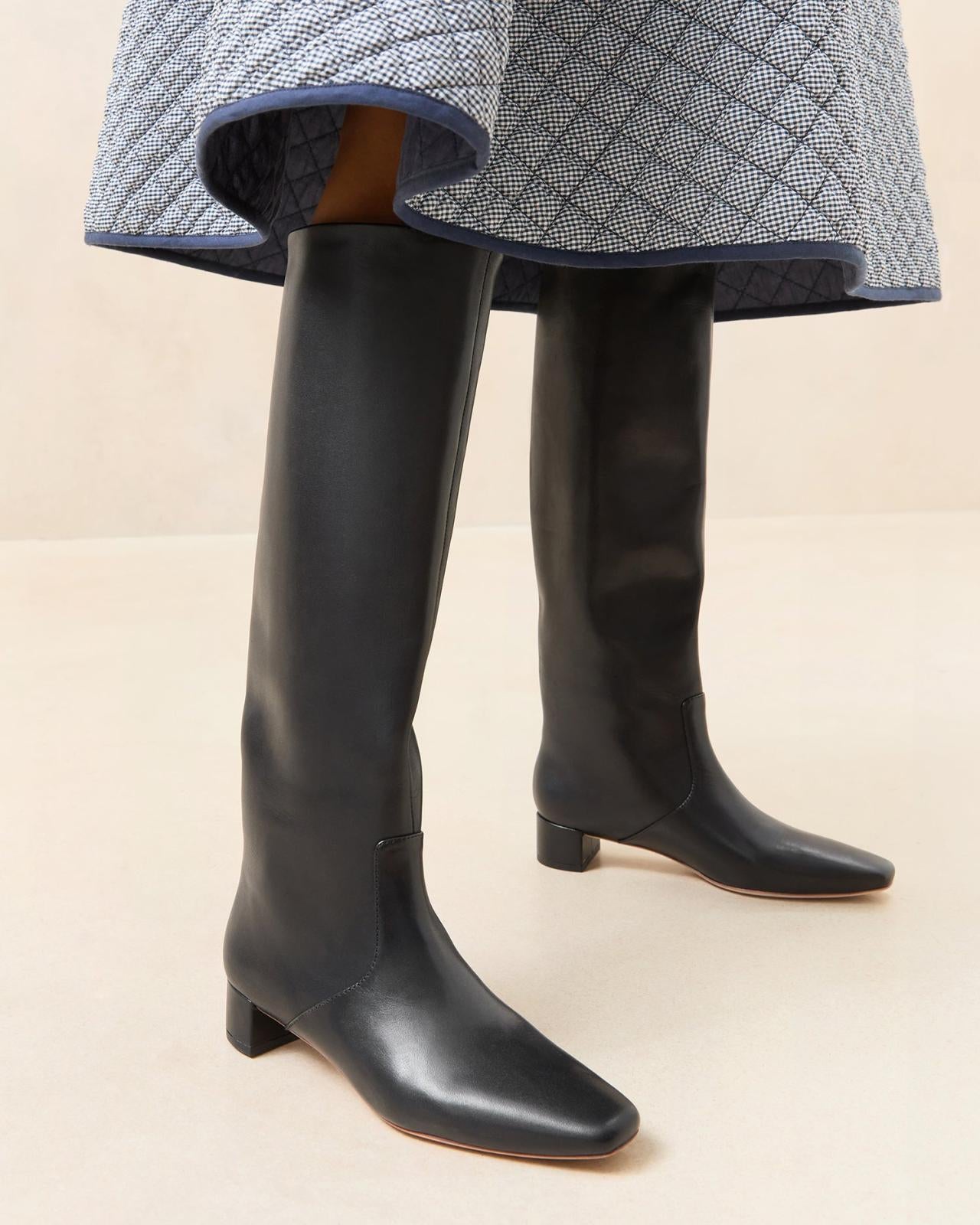 Loeffler Randall Indy Black Tall Boot L Tall Boots L Footwear | Women Boots