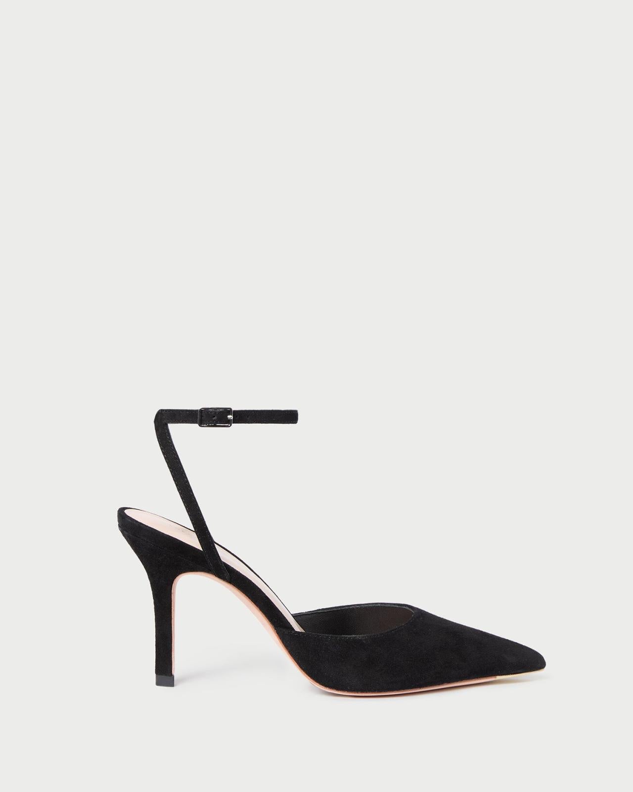 Loeffler Randall Jaden Black Suede Pump | Women Pumps &amp; Mules