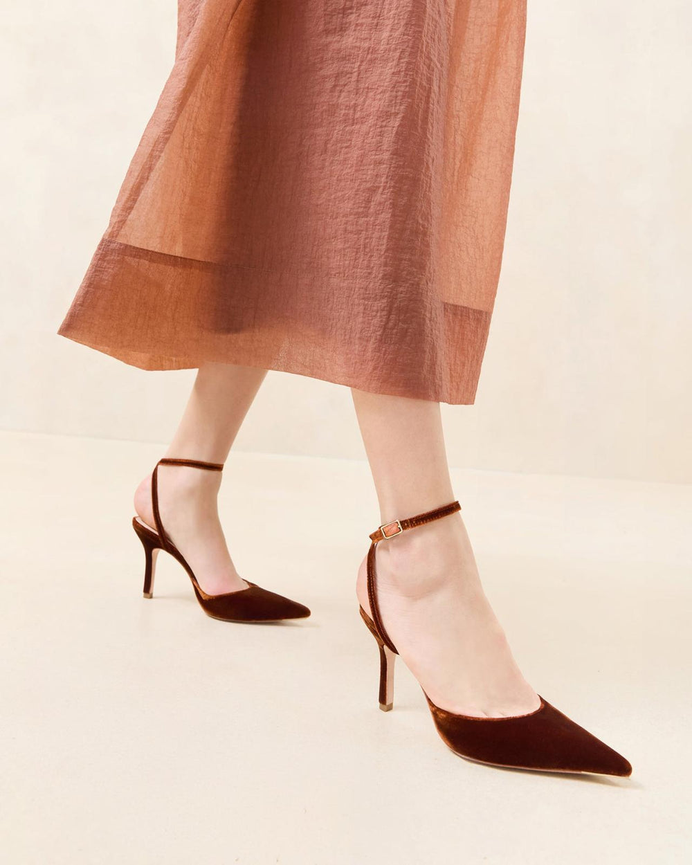 Loeffler Randall Jaden Sienna Velvet Pump | Women Pumps &amp; Mules