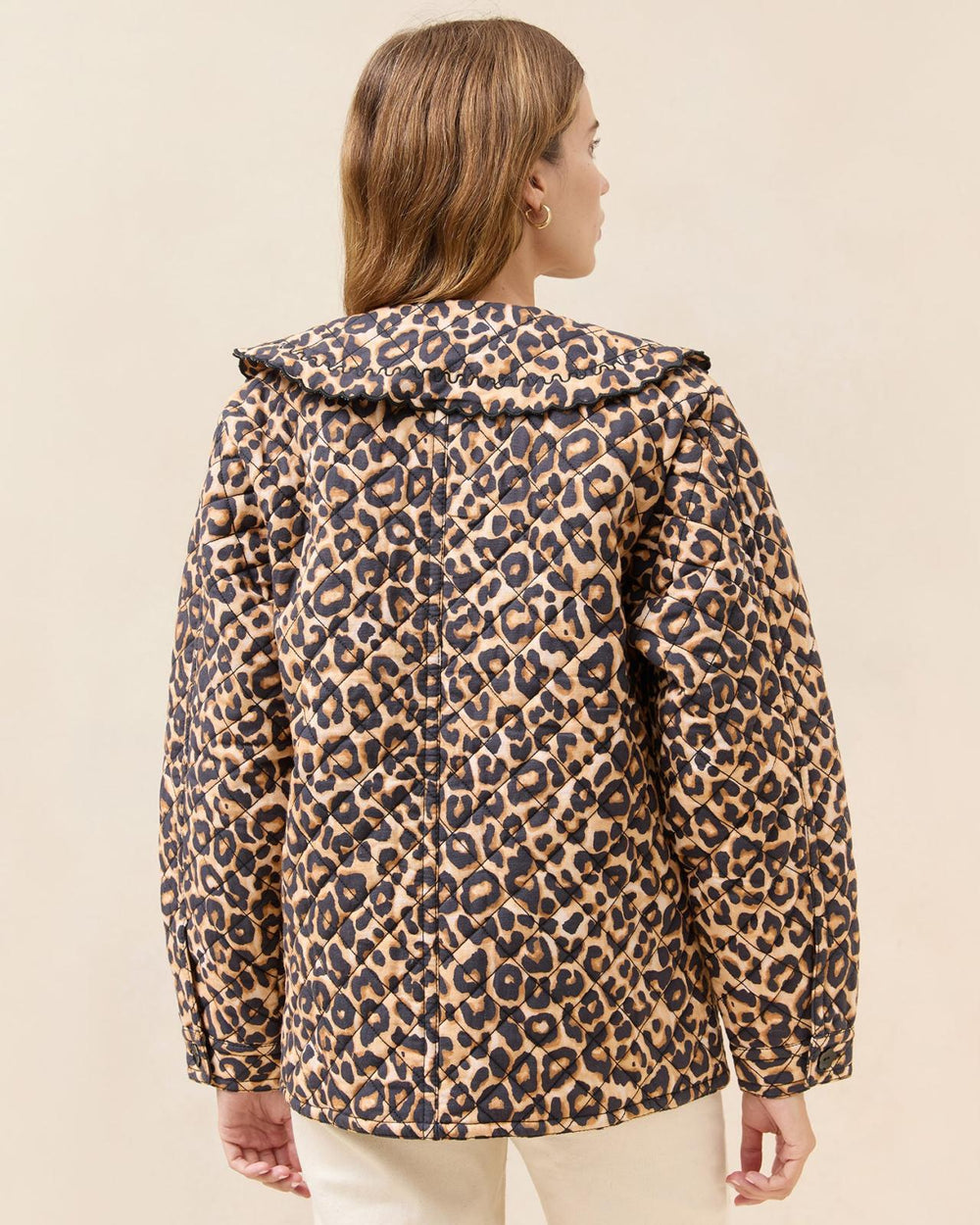 Loeffler Randall James Watercolor Leopard Workwear Jacket | Women Outerwear