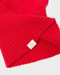 Loeffler Randall Jimi Red Cashmere Balaclava | Women Soft Accessories