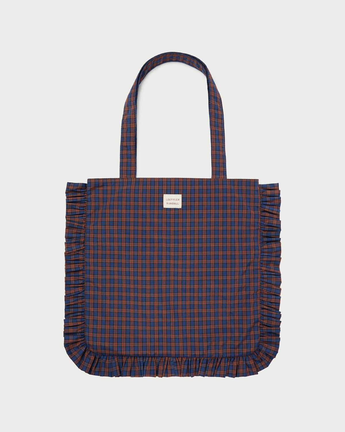 Loeffler Randall Justine Navy Ruffle Tote | Women Totes