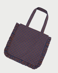 Loeffler Randall Justine Navy Ruffle Tote | Women Totes