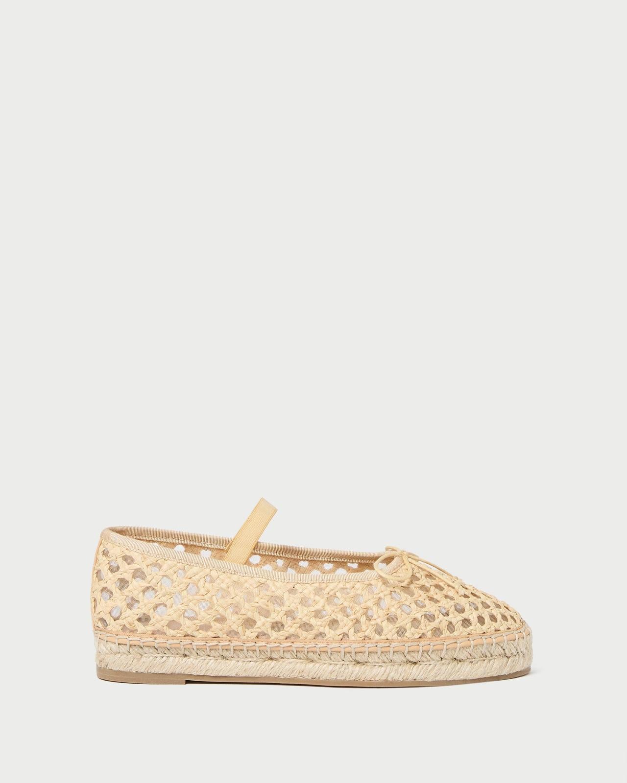 Loeffler Randall Kayla Natural Raffia Ballet Espadrille I Espadrilles I Footwear | Women Flats &amp; Loafers