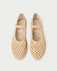 Loeffler Randall Kayla Natural Raffia Ballet Espadrille I Espadrilles I Footwear | Women Flats &amp; Loafers
