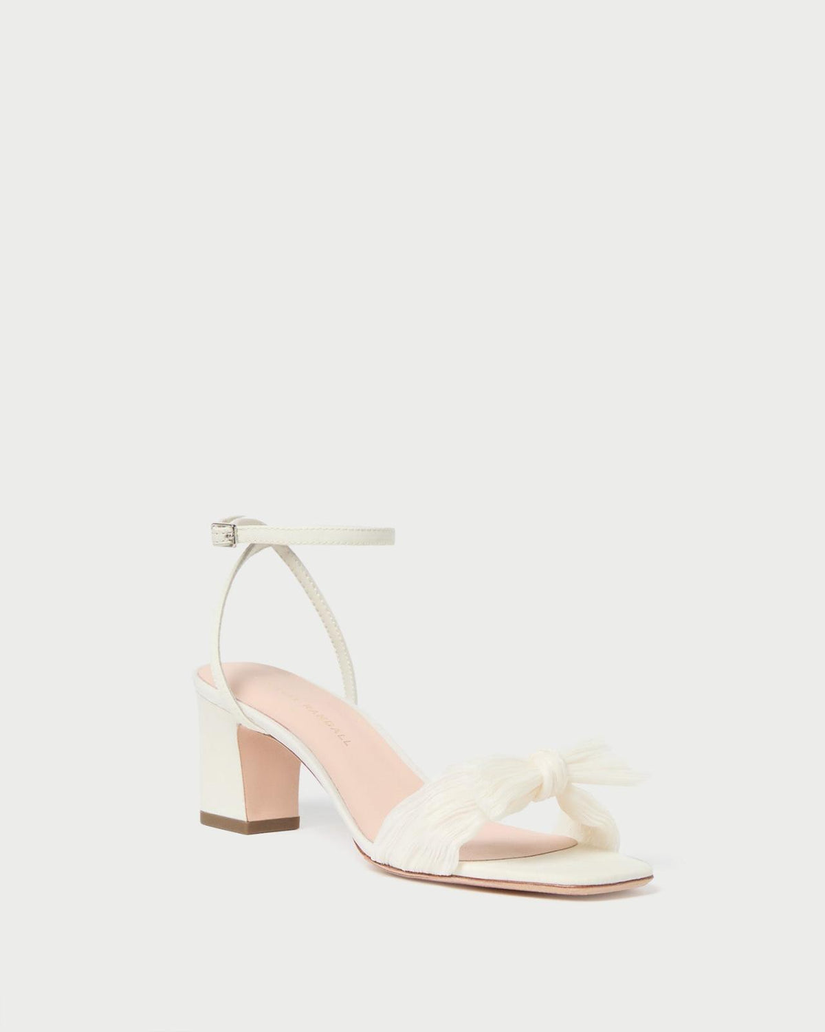 Loeffler Randall Kimora Pearl Pleated Bow Heel I Heeled Sandals I Footwear | Women Heeled Sandals