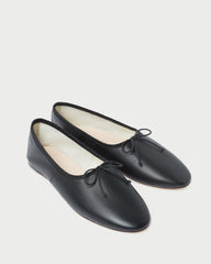 Loeffler Randall Landon Black Leather Ballet Flat L Flats L Footwear | Women Flats &amp; Loafers