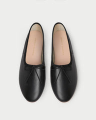 Loeffler Randall Landon Black Leather Ballet Flat L Flats L Footwear | Women Flats &amp; Loafers