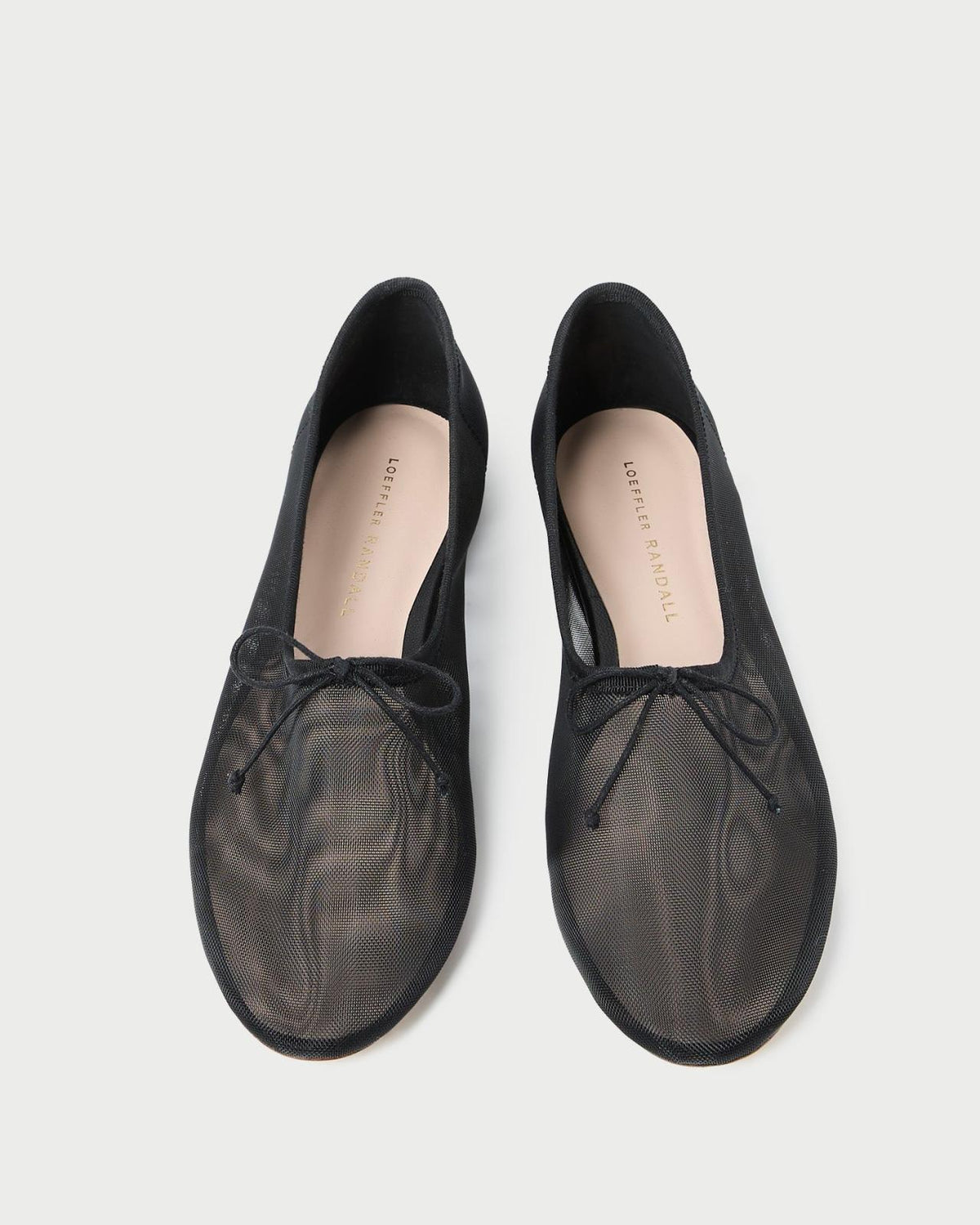 Loeffler Randall Landon Black Mesh Ballet Flat L Flats L Footwear | Women Flats &amp; Loafers