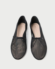 Loeffler Randall Landon Black Mesh Ballet Flat L Flats L Footwear | Women Flats &amp; Loafers