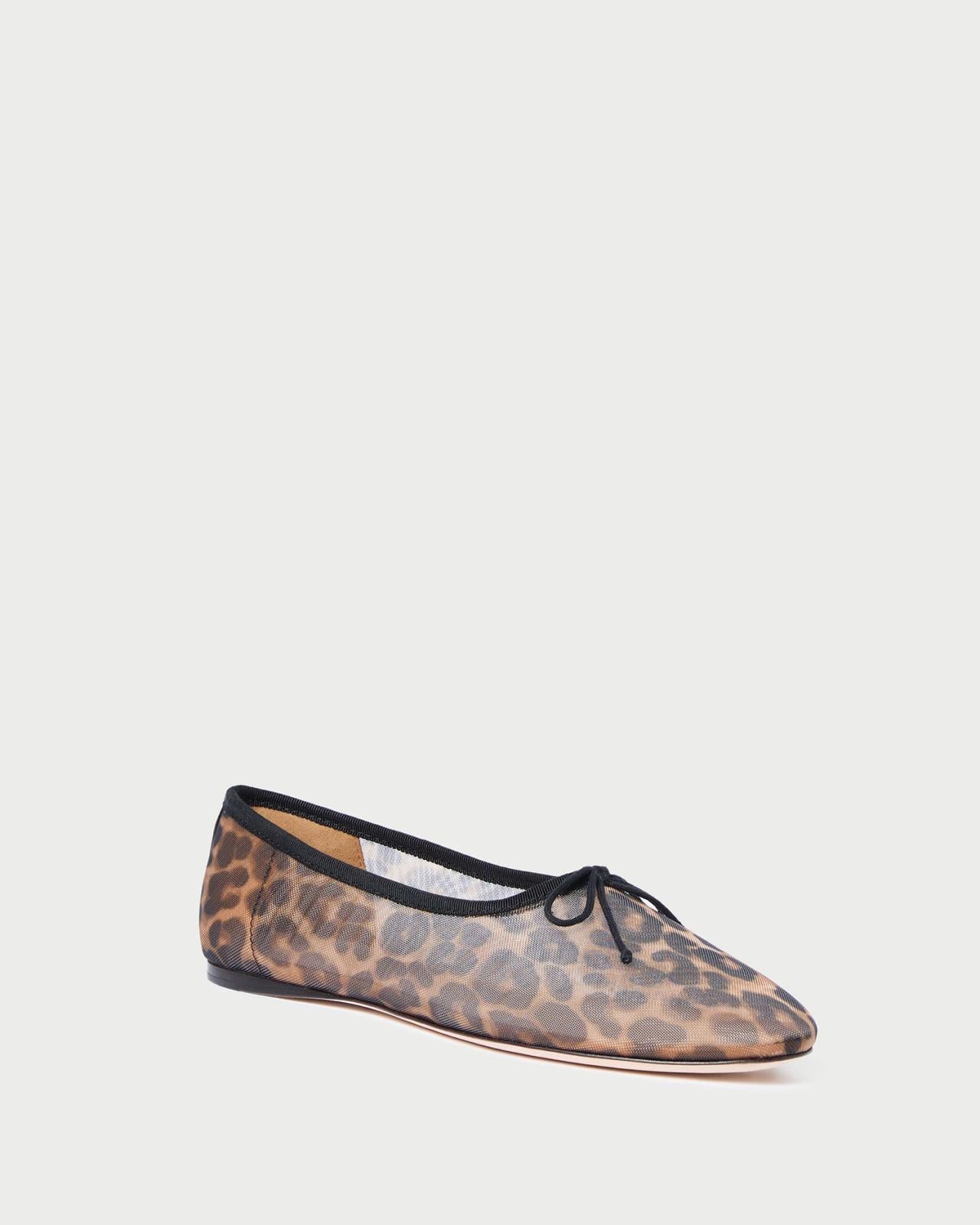 Loeffler Randall Landon Leopard Mesh Ballet Flat | Women Flats &amp; Loafers