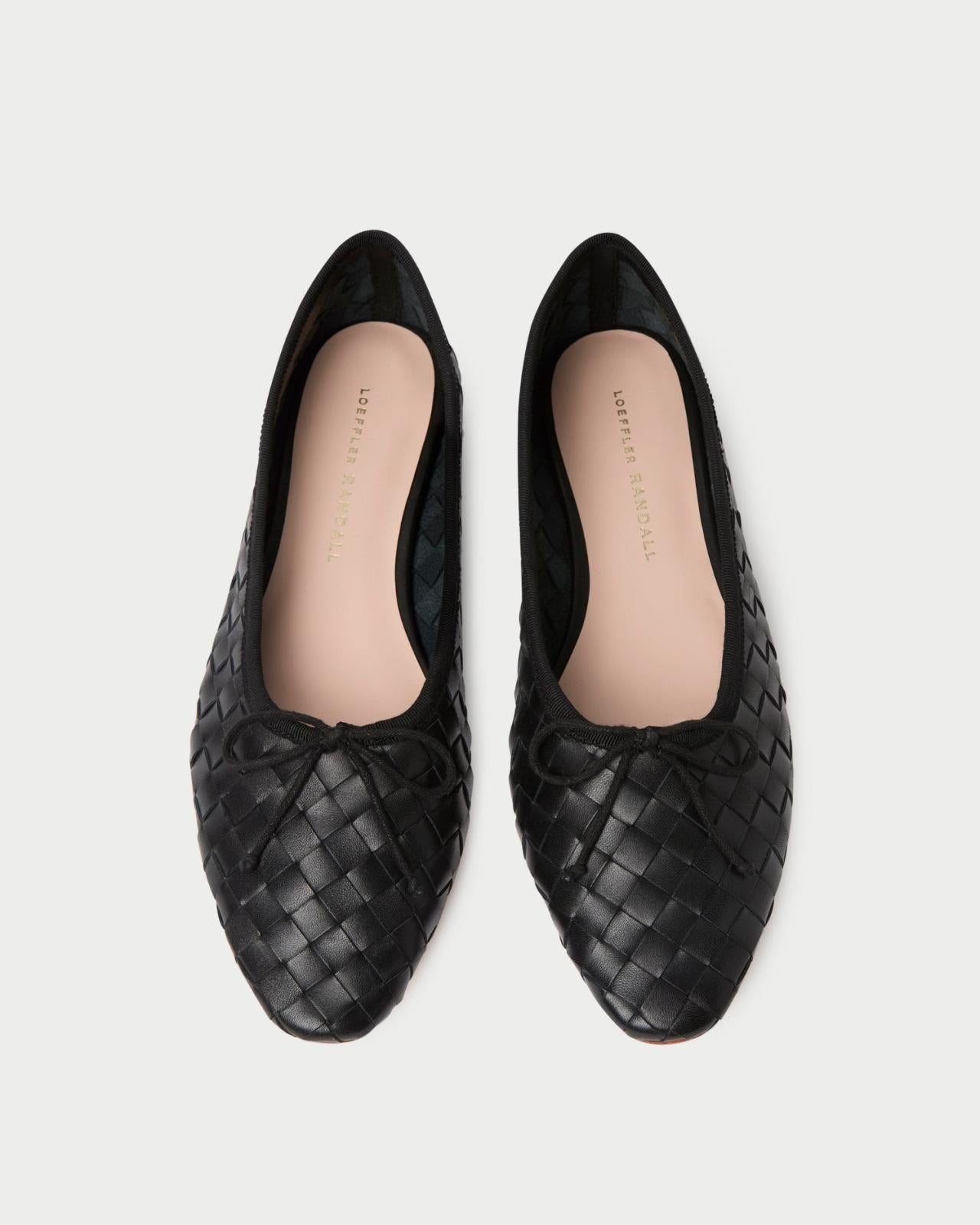 Loeffler Randall Landry Black Woven Ballet Flat L Flats L Footwear | Women Flats &amp; Loafers