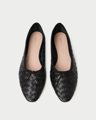 Loeffler Randall Landry Black Woven Ballet Flat L Flats L Footwear | Women Flats &amp; Loafers