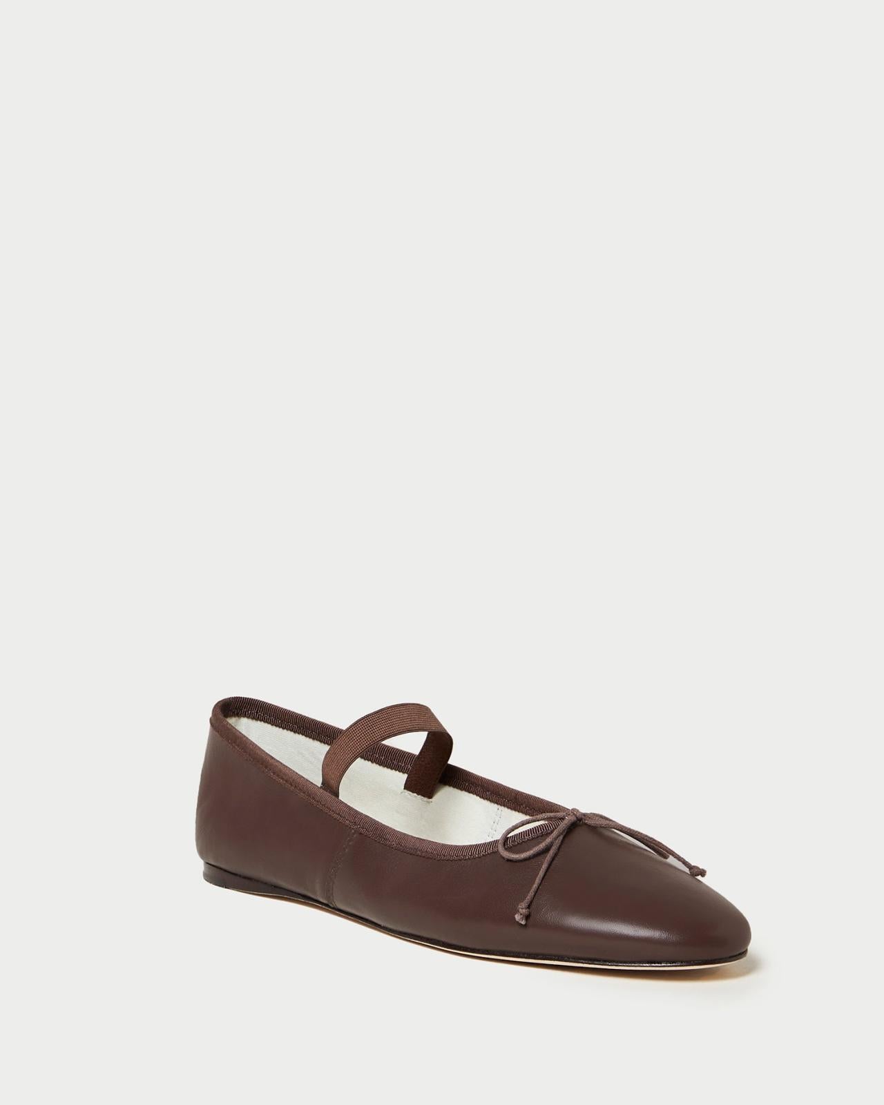 Loeffler Randall Leonie Chocolate Ballet Flat I Flats And Mules I Footwear | Women Flats &amp; Loafers
