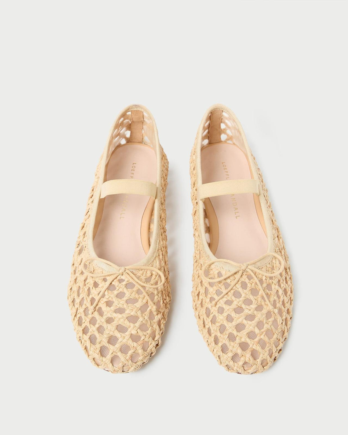 Loeffler Randall Leonie Natural Crochet Ballet Flat L Flats L Footwear | Women Flats &amp; Loafers