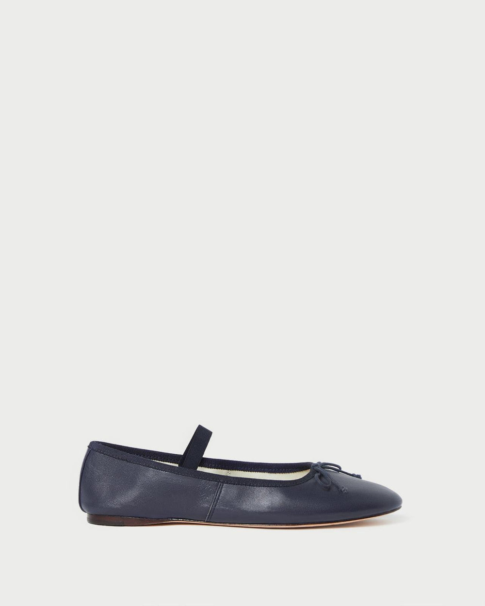 Loeffler Randall Leonie Navy Leather Ballet Flat L Flats L Footwear | Women Flats &amp; Loafers