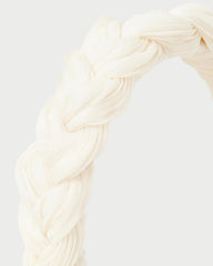 Loeffler Randall Lilac Pleated Braid Headband Pearl | Women Accessories