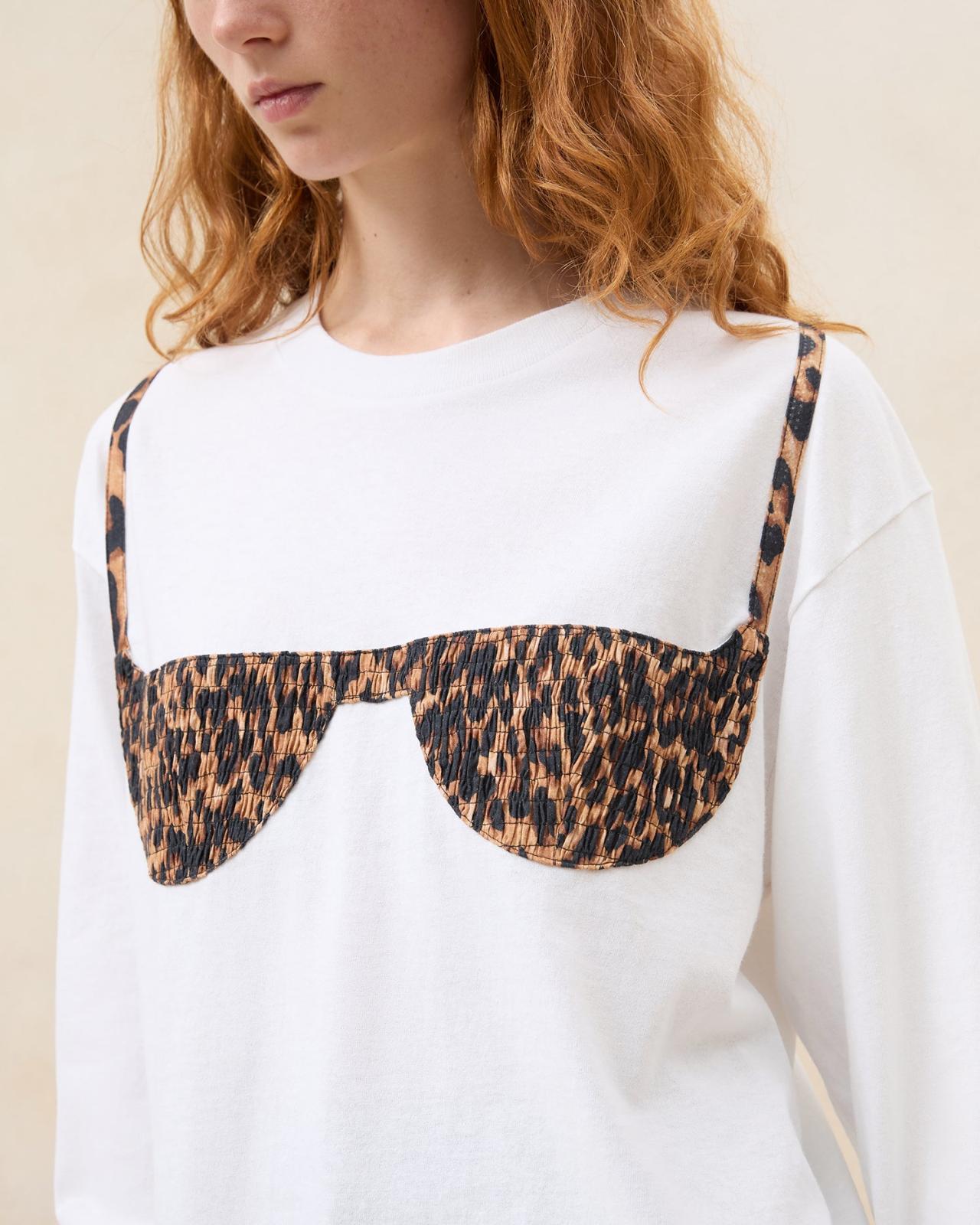 Loeffler Randall LR X Nikki Chasin Leopard Florida Tee | Women Tops