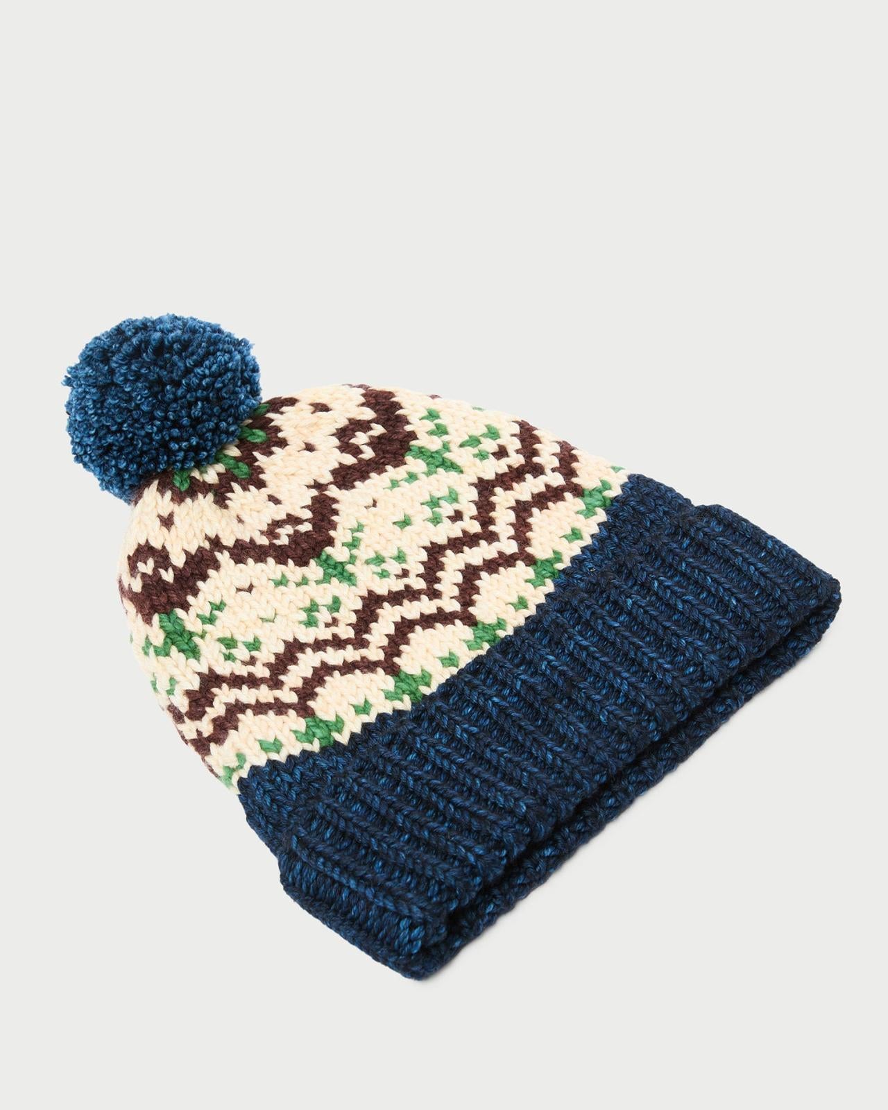 Loeffler Randall Macelyn Navy Tulip Beanie | Women Soft Accessories