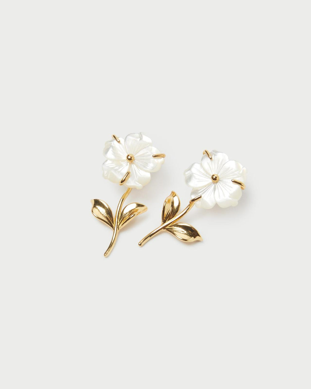 Loeffler Randall Mai Gold/Pearl Flower Earrings L Jewelry L Accessories | Women Jewelry