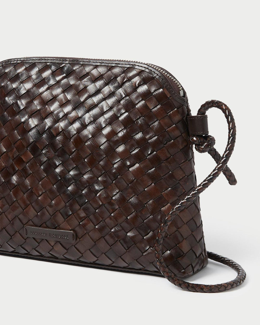 Loeffler Randall Mallory Chocolate Woven Crossbody L Crossbodies L Handbags | Women Crossbodies