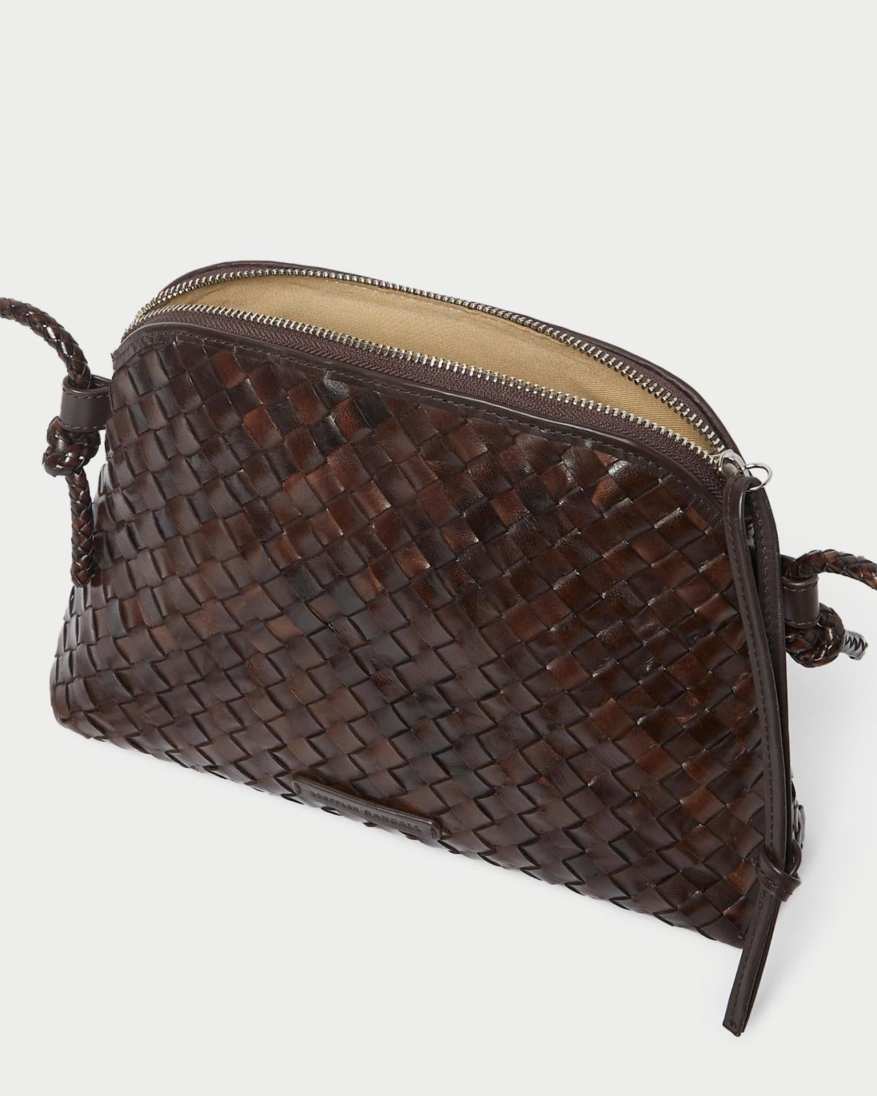 Loeffler Randall Mallory Chocolate Woven Crossbody L Crossbodies L Handbags | Women Crossbodies