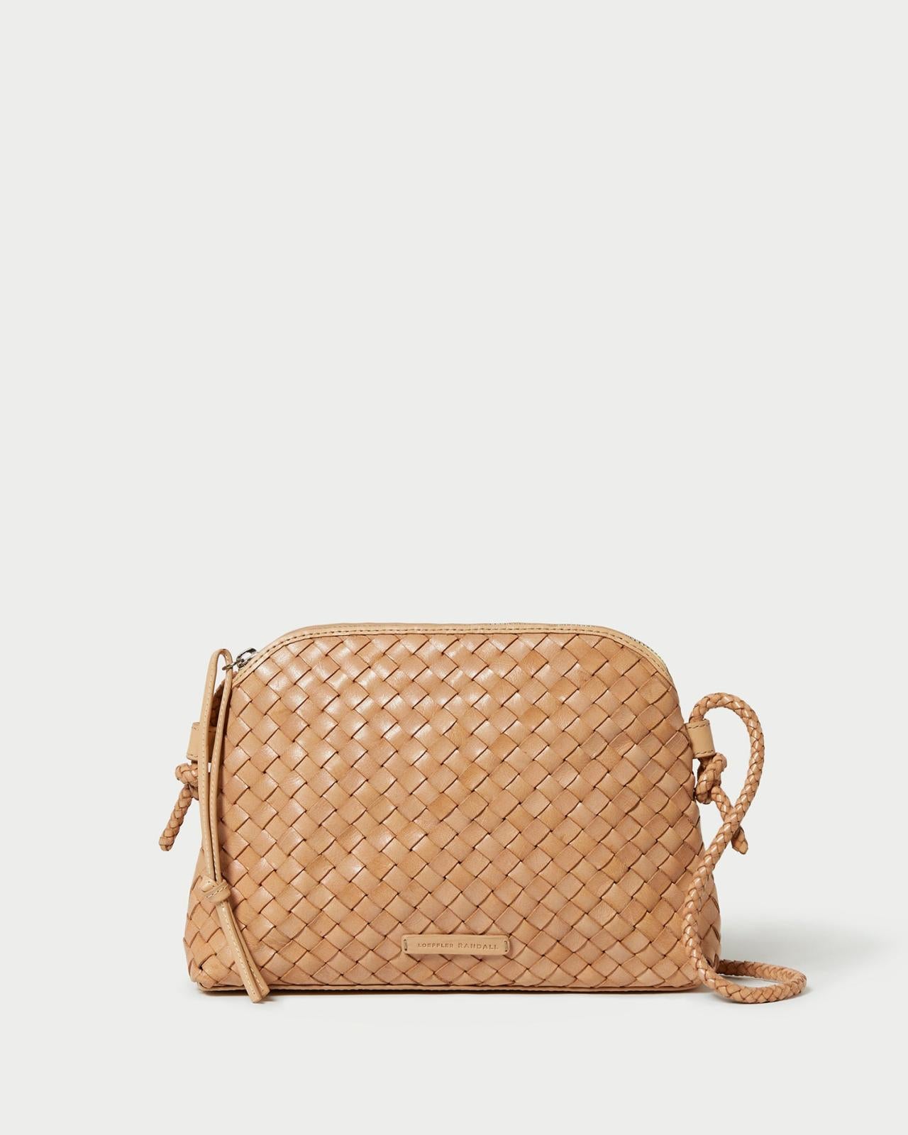 Loeffler Randall Mallory Desert Sand Woven Crossbody I Crossbodies I Handbags | Women Crossbodies