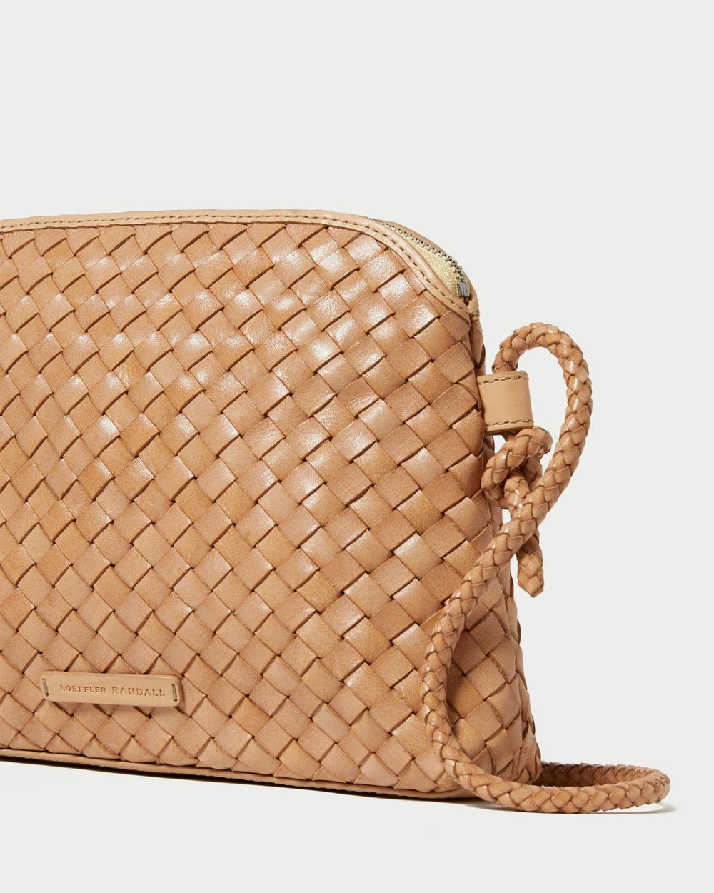 Loeffler Randall Mallory Desert Sand Woven Crossbody I Crossbodies I Handbags | Women Crossbodies
