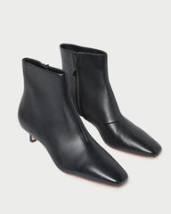 Loeffler Randall Marcella Black Leather Ankle Boot | Women Boots
