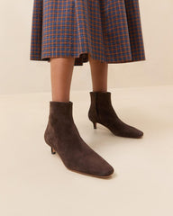 Loeffler Randall Marcella Brown Suede Ankle Boot | Women Boots