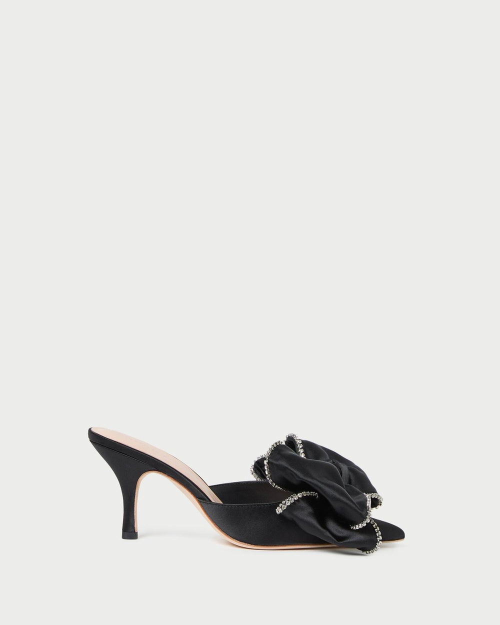 Loeffler Randall Margot Black/Crystal Bow Mule | Women Pumps &amp; Mules