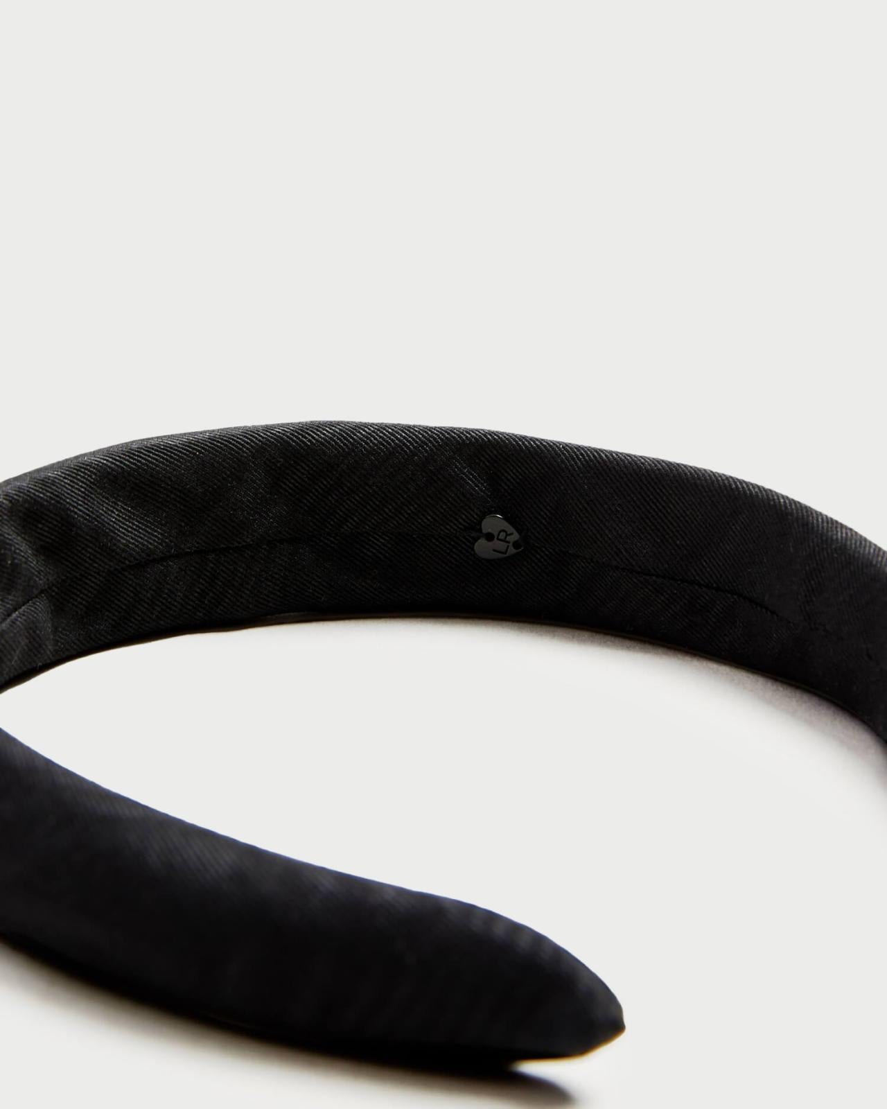 Loeffler Randall Marina Black Puffy Headband L Hair Accessories L Accessories | Women Accessories