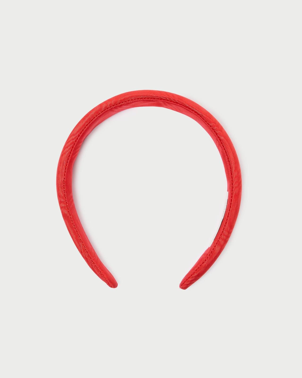 Loeffler Randall Marina Red Puffy Headband | Women Accessories