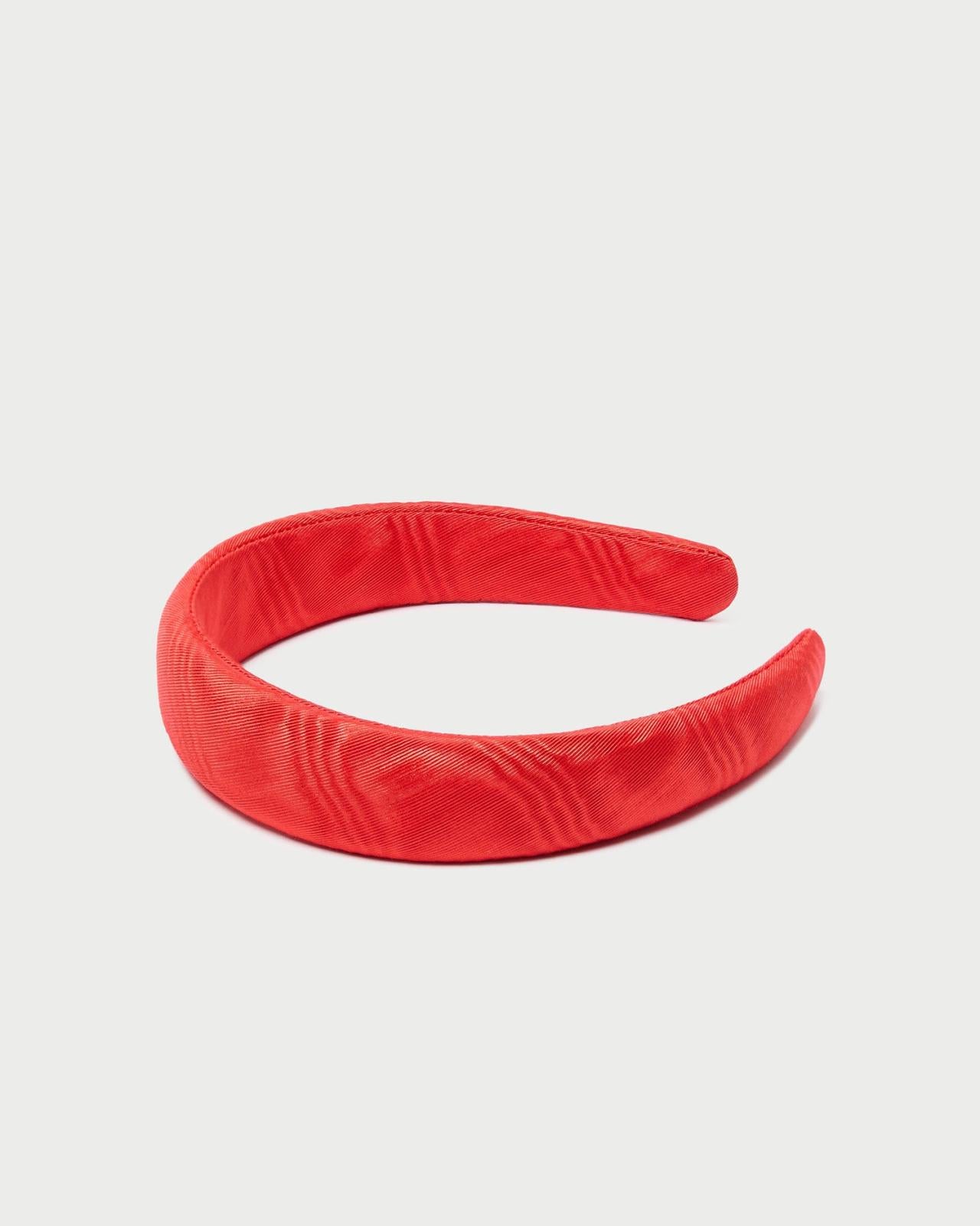 Loeffler Randall Marina Red Puffy Headband | Women Accessories