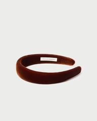 Loeffler Randall Marina Sienna Velvet Puffy Headband | Women Accessories