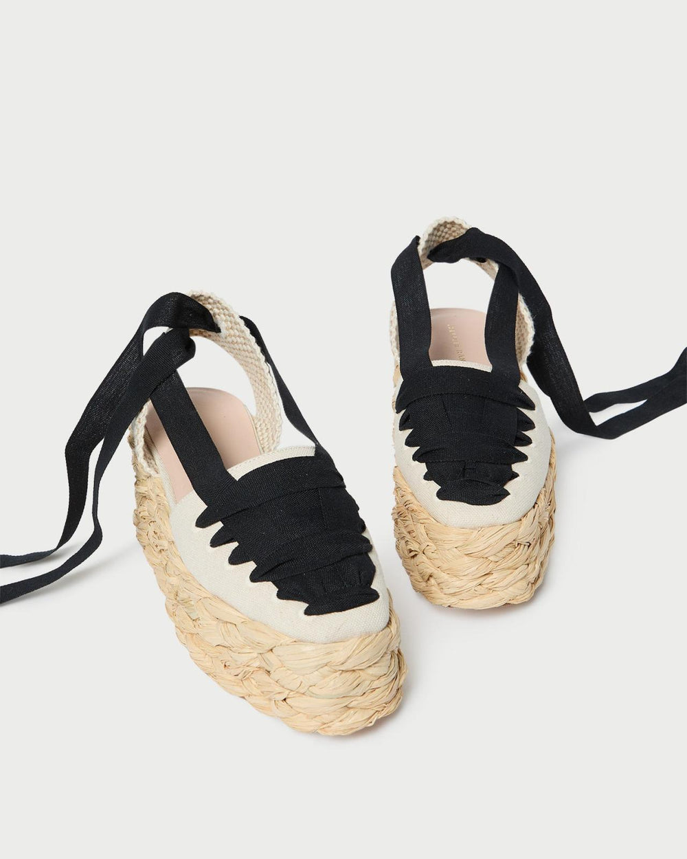 Loeffler Randall Mason Natural/Black Platform Espadrille L Espadrilles L Footwear | Women Flats &amp; Loafers