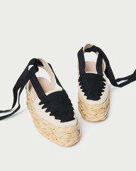 Loeffler Randall Mason Natural/Black Platform Espadrille L Espadrilles L Footwear | Women Flats &amp; Loafers